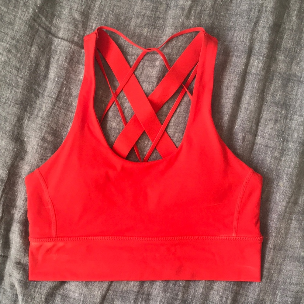 Balance Athletica Aura Bra in Blood Orange
